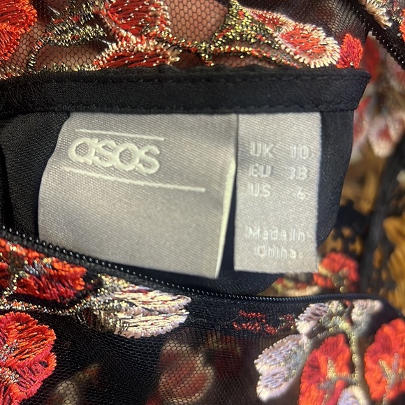 ASOS Sheer Flattering Mini Dress - Picture 8 of 8